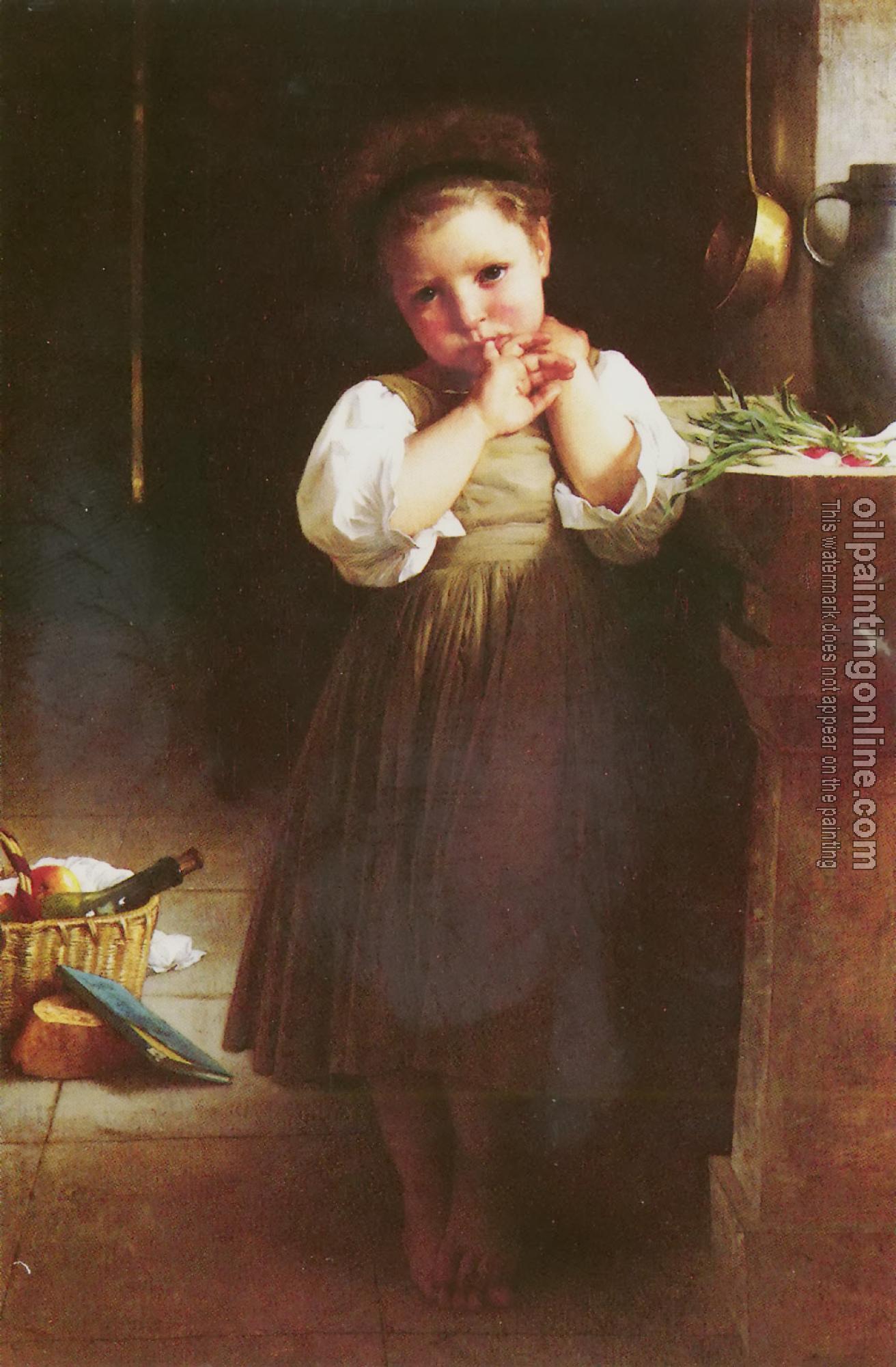 Bouguereau, William-Adolphe - Petite boudeuse( The Little Sulk)